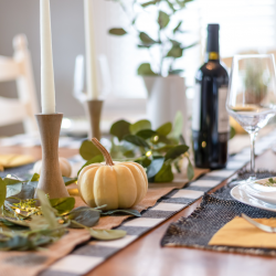 Autumn dining setting