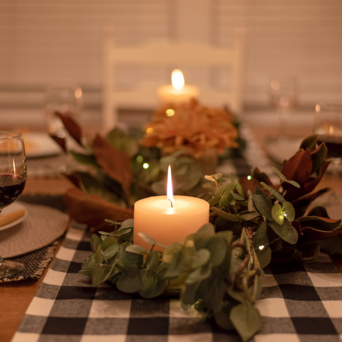 Candle centrepiece