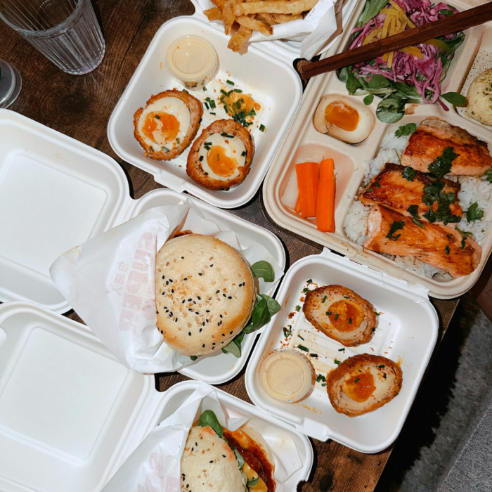 Kraft & Bagasse takeaway food packaging