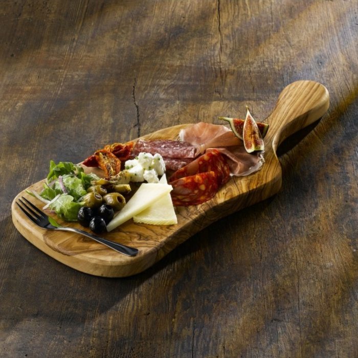 Wooden serving board for Tapas