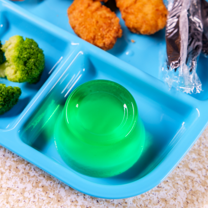 School dinner trays