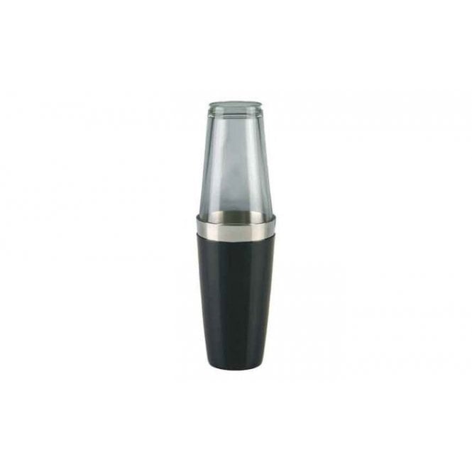 Artis Black Vinyl Coated Cocktail Shaker Can 29oz (83cl)