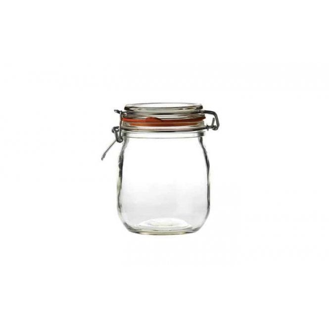 Artis Clip Jars Preserving Jar with Clip Lid 35.25oz (1 Litres) | Box of 12