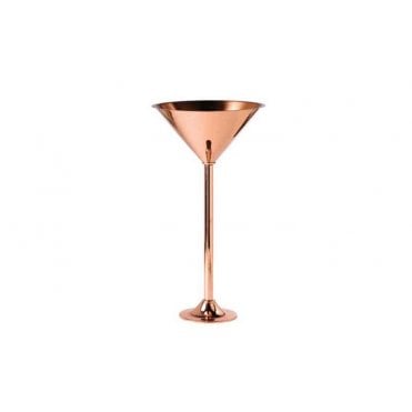 Copper Martini Bottle Holder with Stand