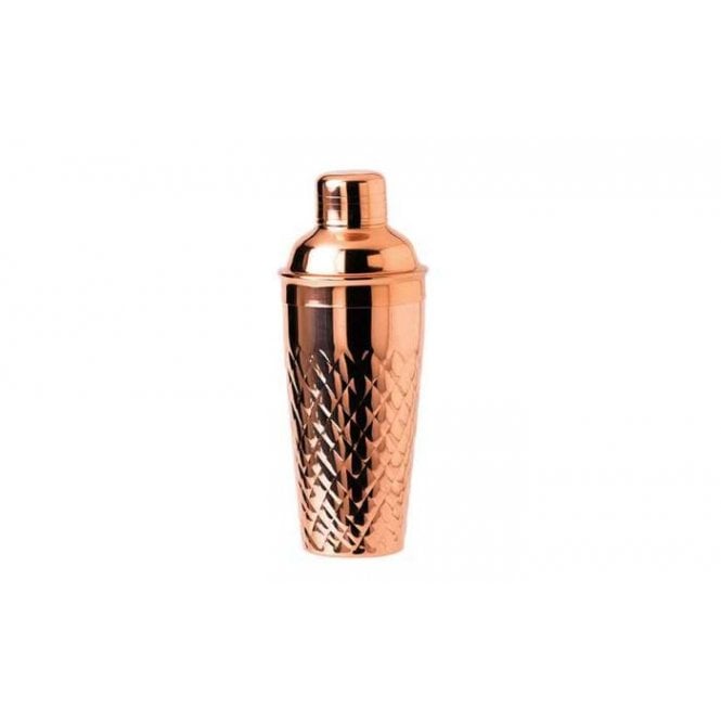 Artis Copper Plated Pineapple Embossed Cocktail Shaker 26oz (75cl)