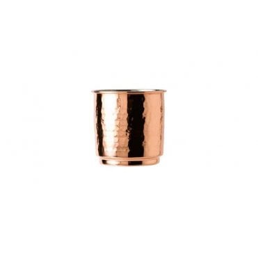 Copper Tumbler Hammered Nickel Lining 10.5oz (30cl)