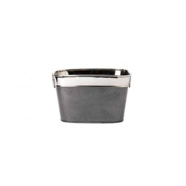 Grey Bottle Tub Powder Coated