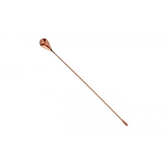 Artis Twisted Copper Plated Bar Spoon 40cm