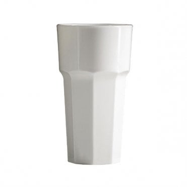 Elite Premium Polycarbonate Tall Tumblers 34cl (12oz) White | Box of 36