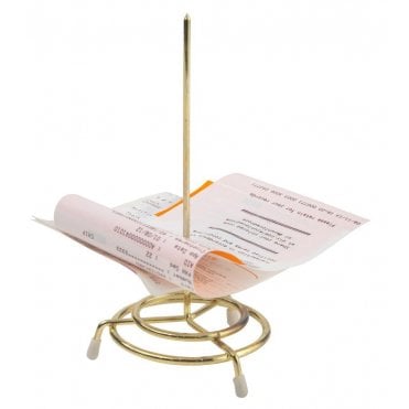 Brass Plated Cheque Spindle 6.5"