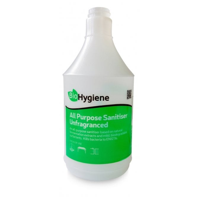 Biohygiene All Purpose Sanitiser (Unfragranced) - Empty Spray Bottle | Box of 6