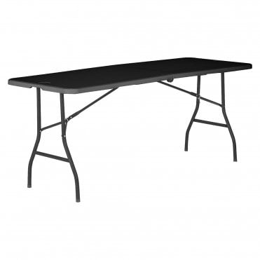 Black Folding 6ft (180cm) Trestle Table