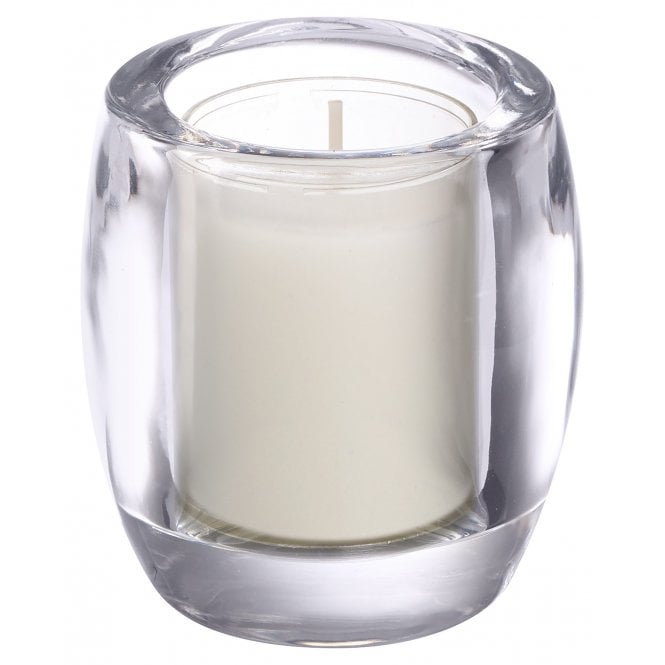 Bolsius Glass Oval Tealight Holder  | Case of 6