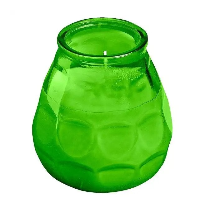 Bolsius Twilight Lowboy Candles Green | Pack of 12
