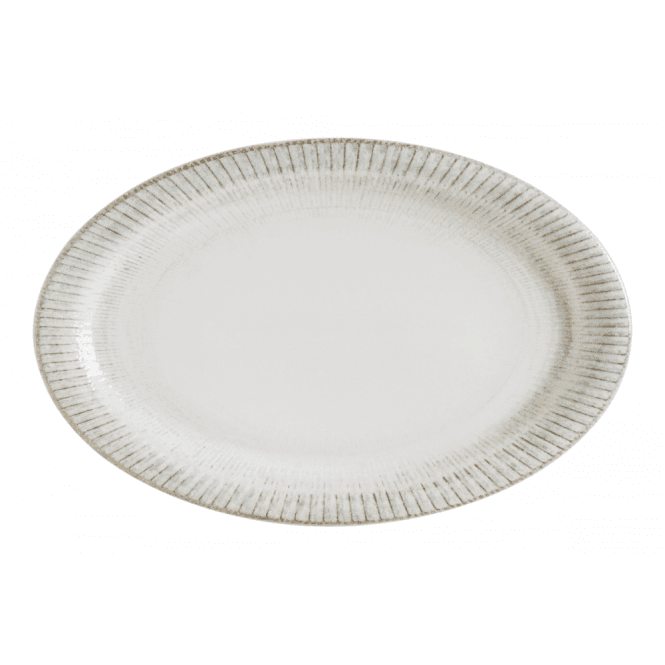 Bonna Galata Albus Oval Plate 28cm | Box of 6