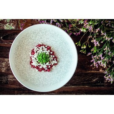 Lunar White Hygge Flat Plate 22cm | Pack of 6