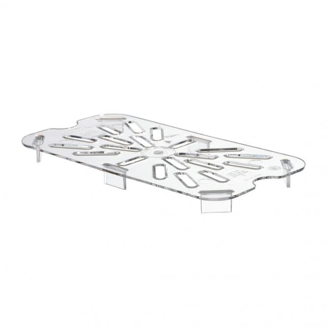 Cambro Polycarbonate 1/4 Gastronorm Pan Drain Shelf
