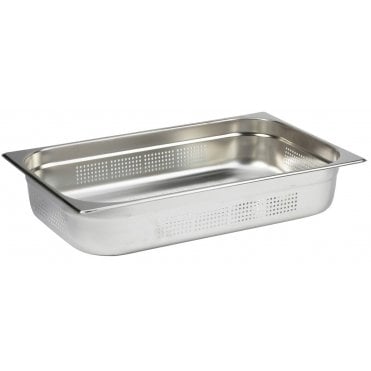 1/1 Perforated Gastronorm Pans 100mm