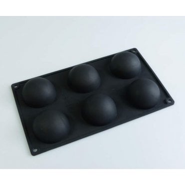 6 cell Semi Sphere Silicone Mould