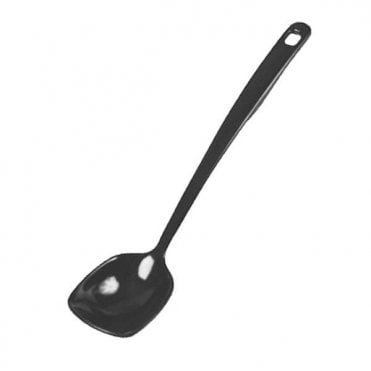 Black Melamine Solid Spoon  | Case of 6