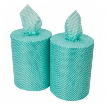 Budget Cloth Roll 25x25xm - 2x500 - Green | 2x500