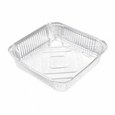 No. 9 Deep Square Foil Trays - No. 9 Tray | Box of 200