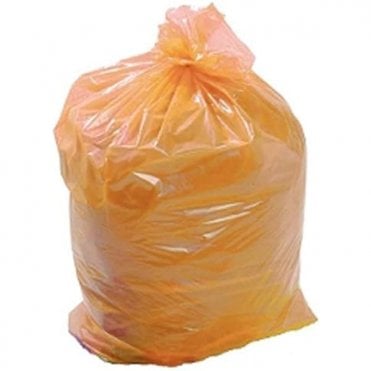 Orange Medium Duty Refuse Sacks 457x737x965mm  | Case of 200