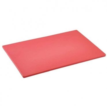 Red Low Density Chopping Board 18 x 12 x 0.5"