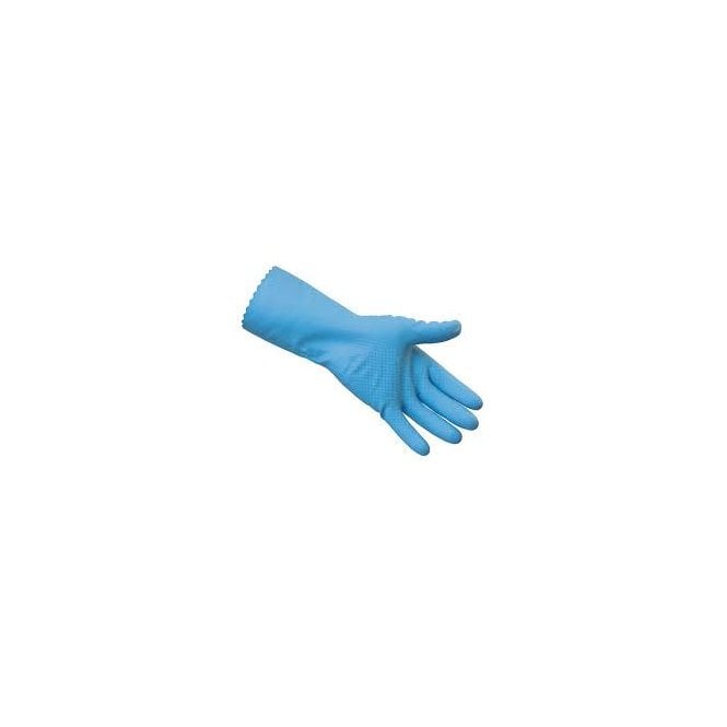Catering Essentials Rubber Gloves Blue Extra Large