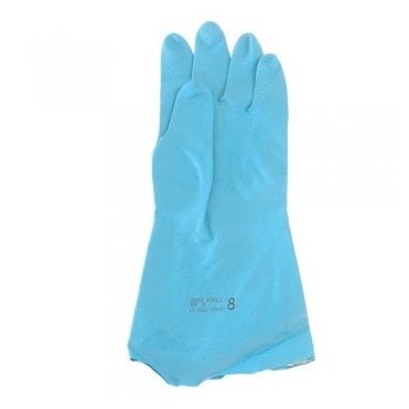 Rubber Gloves Blue Large