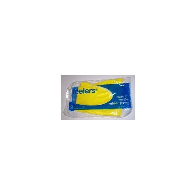 Catering Essentials Rubber Gloves Blue Medium
