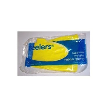 Rubber Gloves Blue Medium