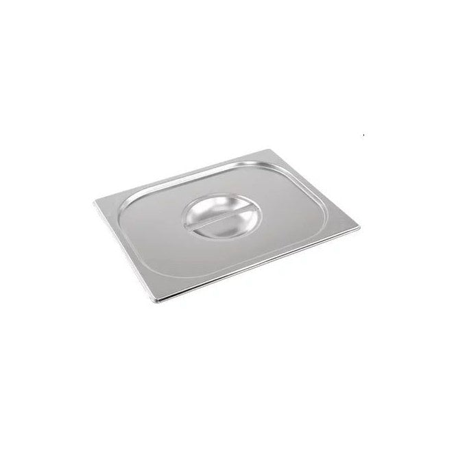 Catering Essentials Stainless Steel Gastronorm 1/2 Lid 32.5x26.5cm Notched