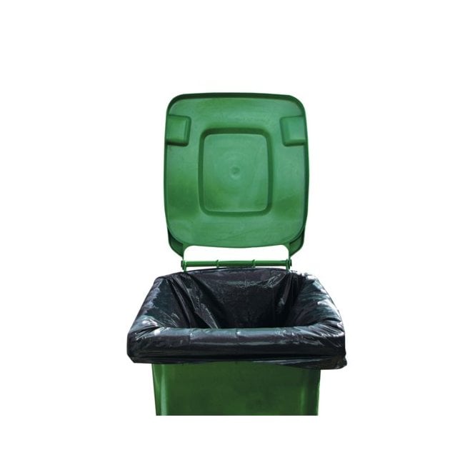 Catering Essentials Wheelie Bin Liners - Black | 1x100