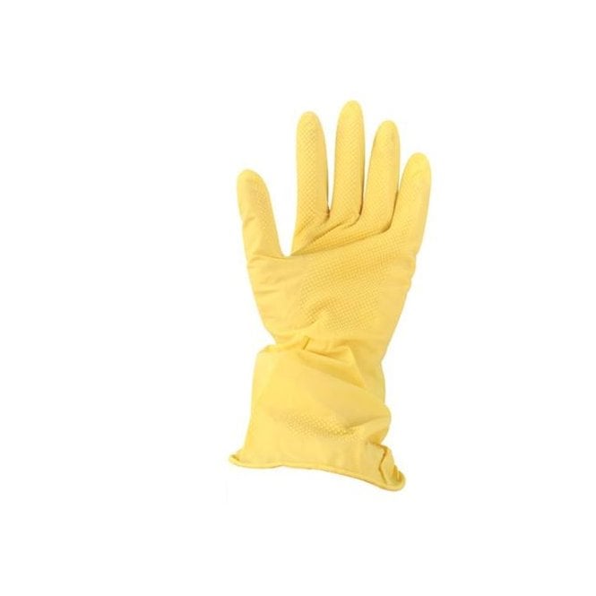 Catering Essentials Yellow Rubber Gloves - Extra Large | Pair