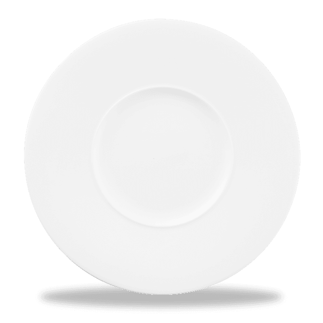 Churchill Alc Ambience White Medium Rim Plate 11