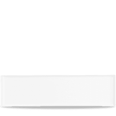 Alchemy Balance White Rectangle Buffet Dish 22" | Box of 4