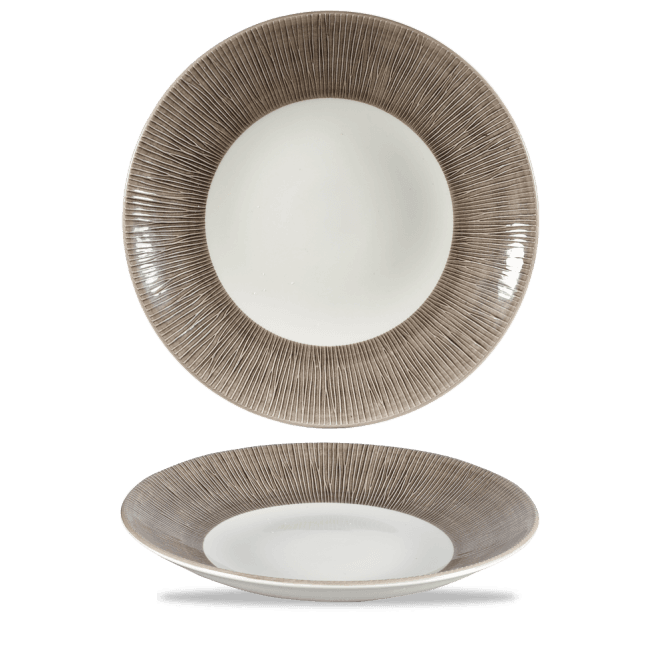 Churchill Bamboo Spinwash Dusk Deep Coupe Plate 10 5/8