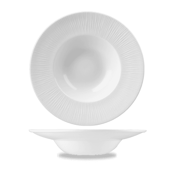 Churchill Bamboo Wide Rim Bowl Med 24.13cm | Box of 12