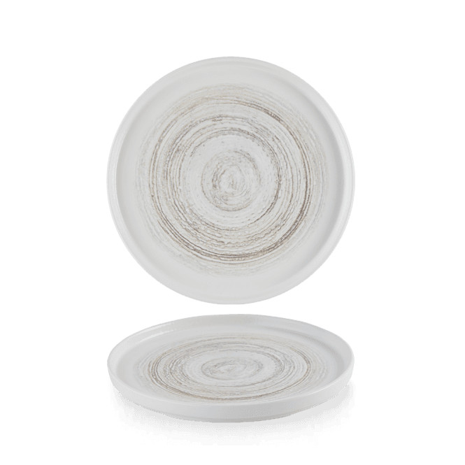 Churchill Elements Dune Walled Plate 6.3
