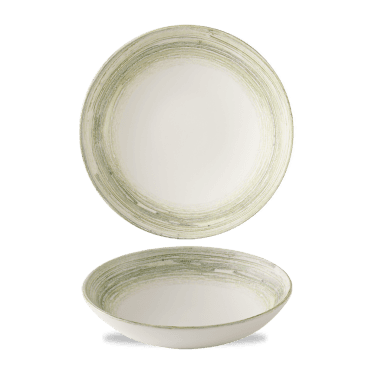 Elements Fern Coupe Bowl 7.25" | Box of 12