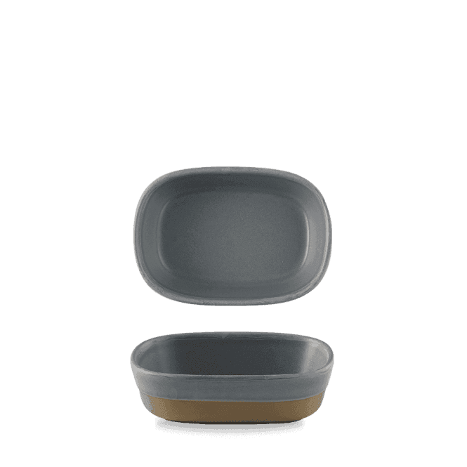 Churchill Emerge Seattle Grey Dish 17X12X5cm | Box of 6