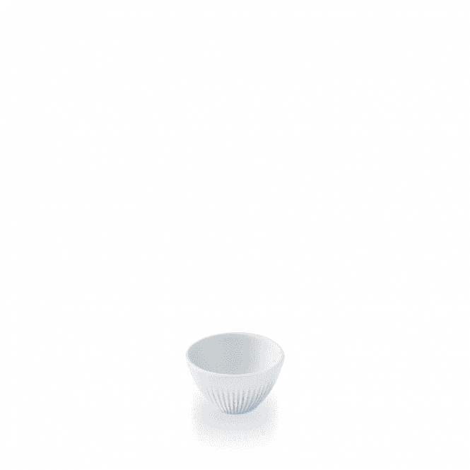 Churchill Era Blue Contour Dip Pot 4oz | Box of 12