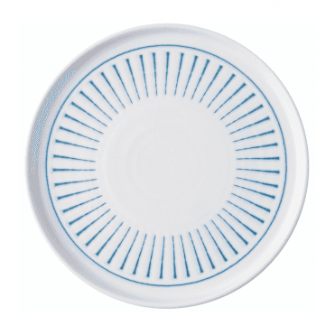 Era Blue Walled Plate 10 2/8" | Box of 6