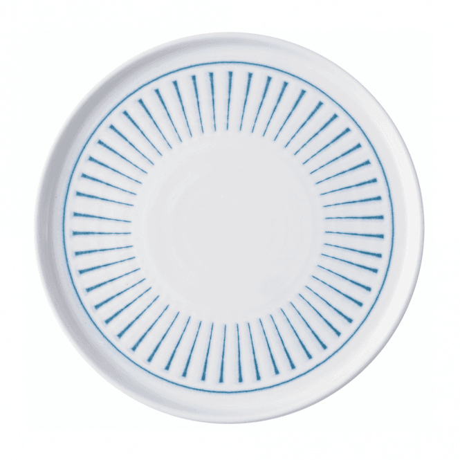 Churchill Era Blue Walled Plate 8.25