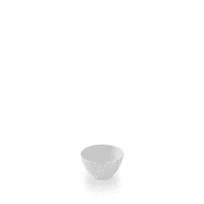 Churchill Era Grey Contour Dip Pot 4oz | Box of 12