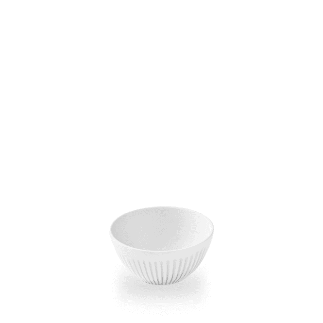 Churchill Era Grey Contour Snack Bowl 14.5oz | Box of 12