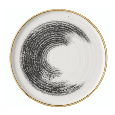 Homespun Accents Black Walled Plate 10 1/4" | Box of 6