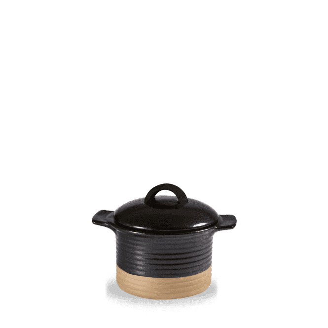 Churchill Igneous Black Cocotte 12.3oz | Box of 6