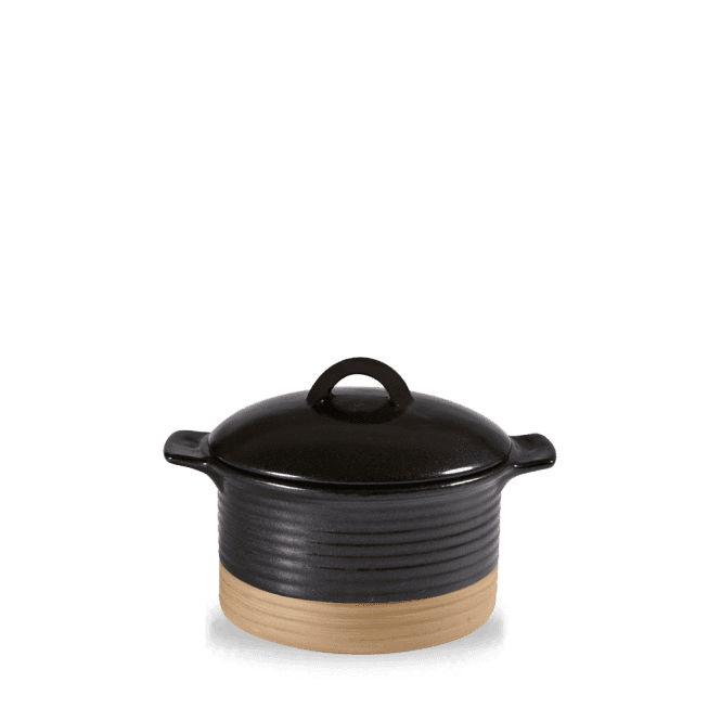 Churchill Igneous Black Cocotte 18.6oz | Box of 6